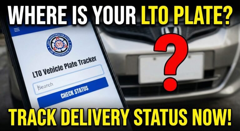 LTO Tracker Philippines Track Your Vehicle Plate Number and Delivery Time