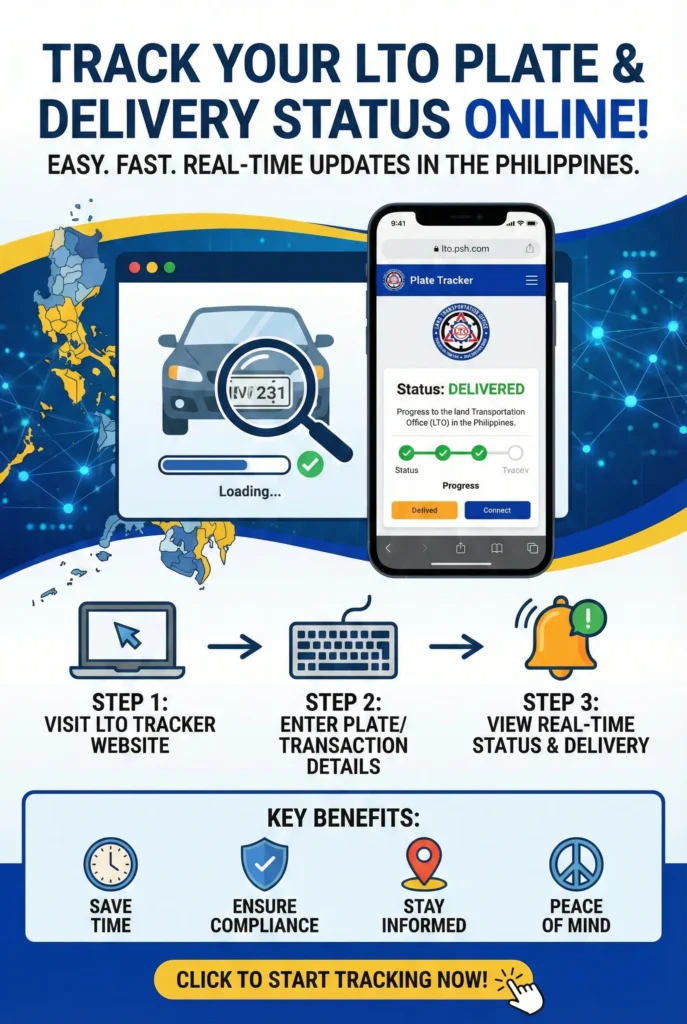How to Track Your LTO Plate Number and Delivery Status Online