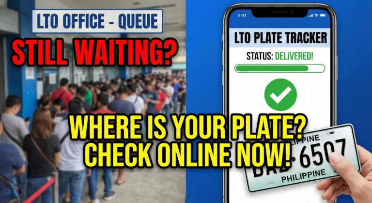 LTO Tracker for Vehicles Plate Number Delivery Status & Verification
