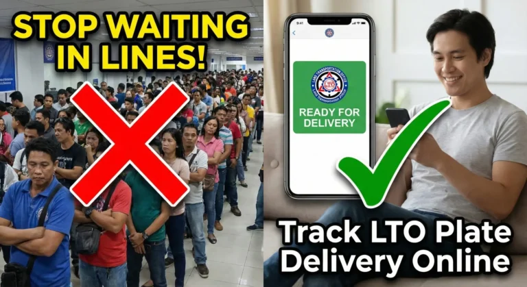 LTO Plate Tracker Online Delivery, Registration, and Verification