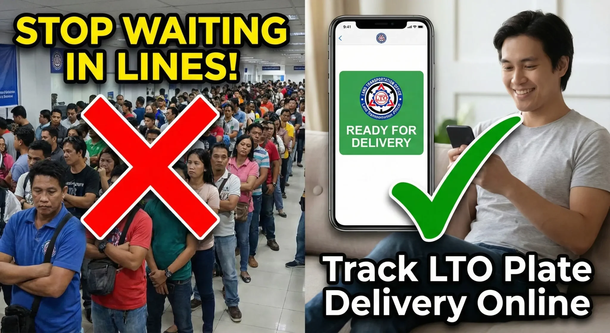 LTO Plate Tracker Online Delivery, Registration, and Verification
