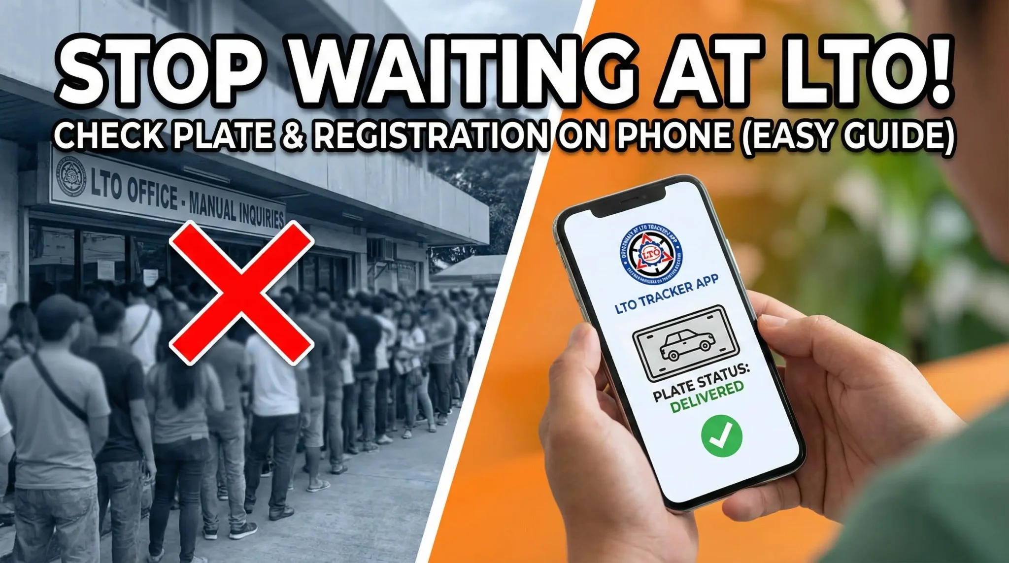 LTO Tracker App How to Check License Plate and Vehicle Registration