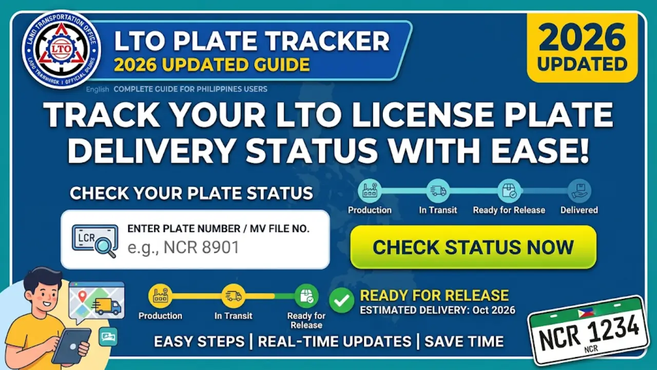 Track Your LTO License Plate Delivery Status with Ease in 2026