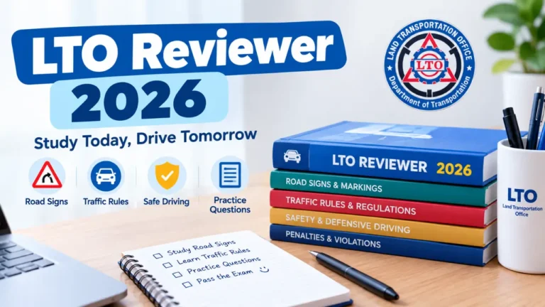 LTO Reviewer 2026 Complete Guide to Prepare for the LTO Exam